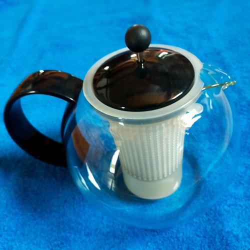 Teekanne aus glas - glas, mit