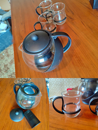 Bodum glas teekanne mit - glas-teekanne, l