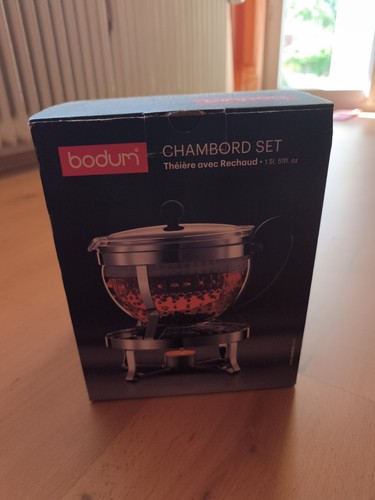 Bodum teekanne mit stövchen - teekanne,